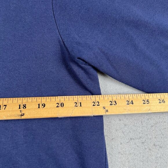 Vintage Grandma Sweater Womens Large Blue Cardinal Bird House Embroidered Collar - Picture 10 of 16